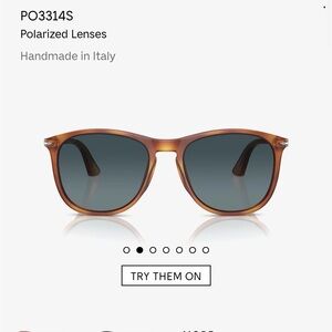 Persol Sunglasses - Brown Frame with Dark Lenses